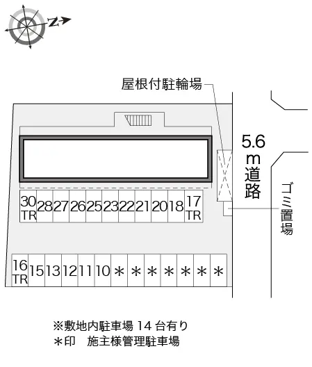 ★手数料０円★高松市松福町２丁目　月極駐車場（LP）